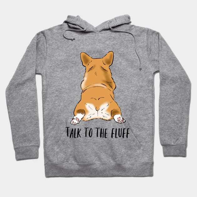 Funny Corgi, Corgi Butt, Cute Corgi, Corgi Gift Hoodie by sockdogs